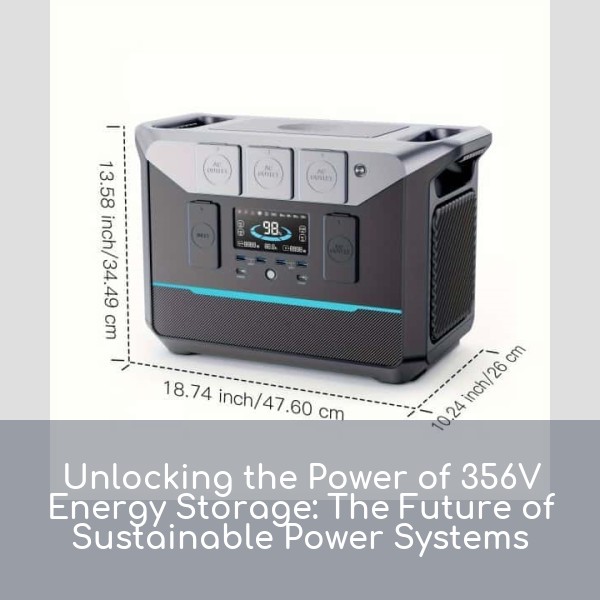 Unlocking the Power of 356V Energy Storage: The Future of Sustainable Power Systems